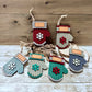 Personalized Hand-Painted Wooden Ornaments